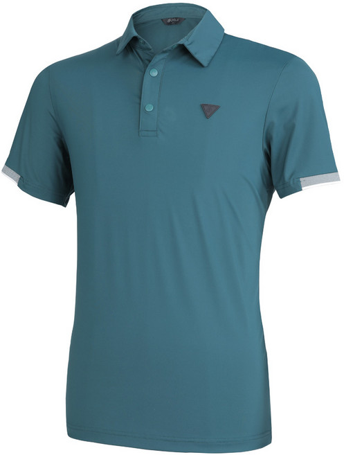 [투엘라] 남성 반팔 카라 티셔츠_쿨어택 냉감 나일론 빅사이즈 스판 운동복 스포츠 테니스 반팔 카라티