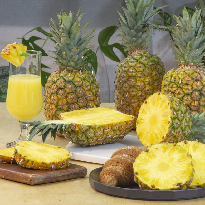 골드 파인애플 중과 1.2kg - 12kg내외, 1개, 2.4kg / 2입