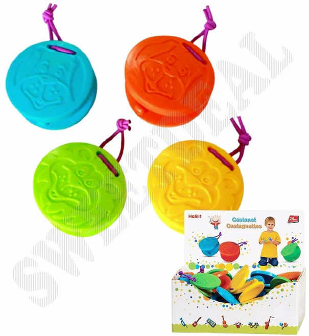 아기 캐스터네츠 음악 유아 악기놀이 완구 동물캐스터네츠