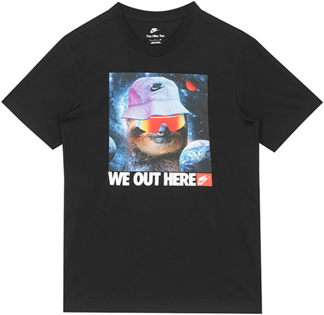 나이키 SW T-SHIRT 데일리 스트릿 캐주얼 스타일 슬로스 프린팅 반팔 반소매 티셔츠