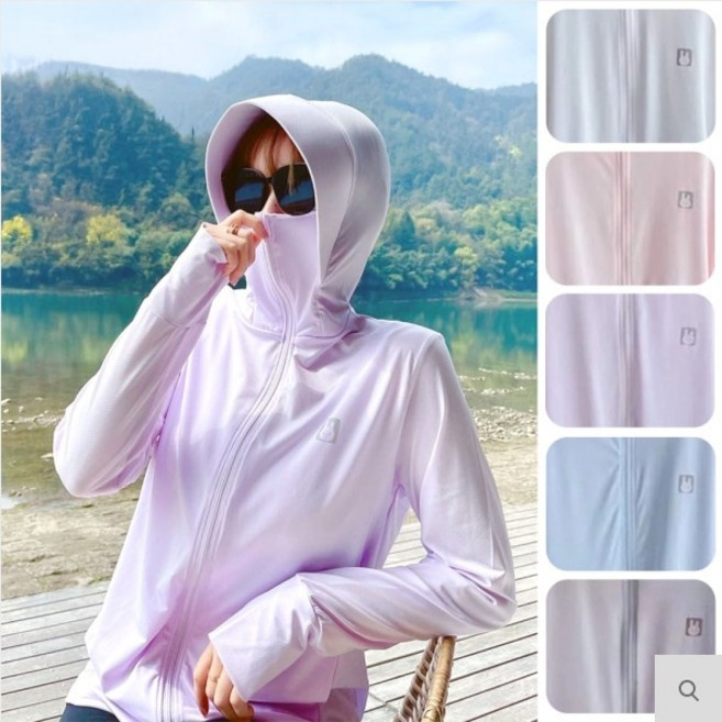 UV캡모자바람막이 5종 색상 (아이보리 핑크 퍼플 블루 그레이)