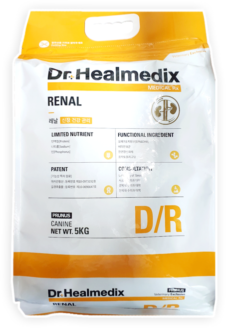 닥터힐메딕스 레날 D/R 5kg 강아지 처방사료, 1개, 닭