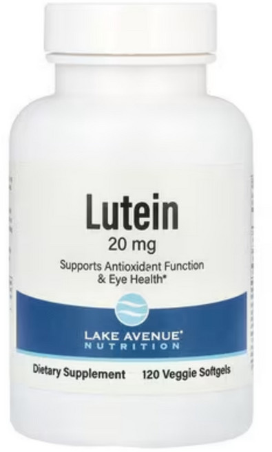 레이크 에비뉴 뉴트리션 루테인 20mg 식물성 소프트젤 120정, 1개