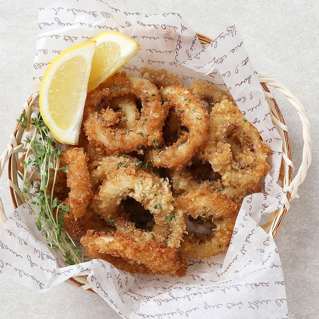 오징어 링 슬라이스 냉동 1kg, 2개