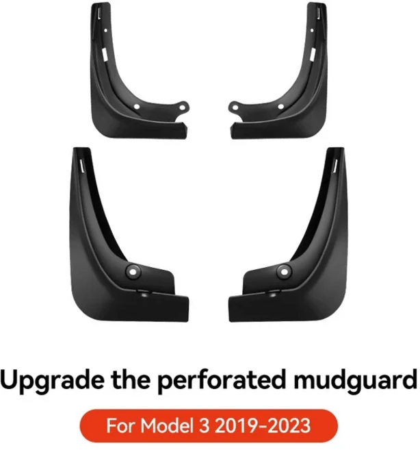 테슬라 모델 3 Y 하이랜드 주니퍼 2021-2026 4PCS 앞뒤 휠 머드 플랩 테슬라 앞뒤 펜더 보호 액세서리