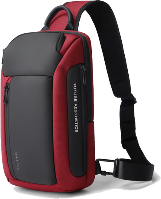 [밴지] 남성용 여성용 남녀공용 직장인 학생 멀티포켓 슬링백 B#B032