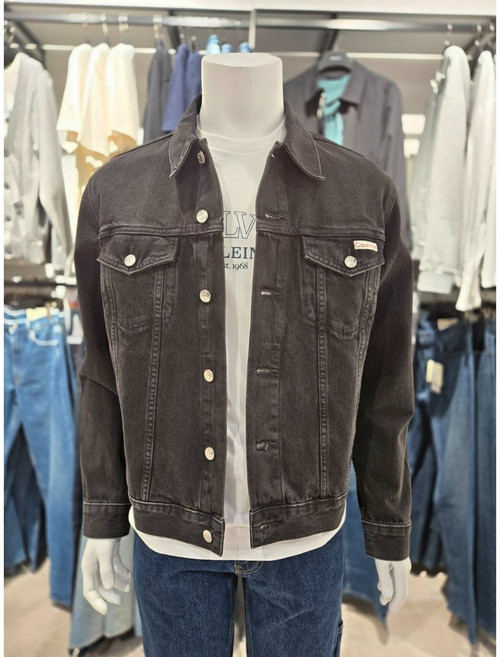 캘빈클라인 진 CALVIN KLEIN JEANS CK진남여공용 레귤러핏 블랙 워시 데님 자켓 40TM716-57L VPV752 DMN167