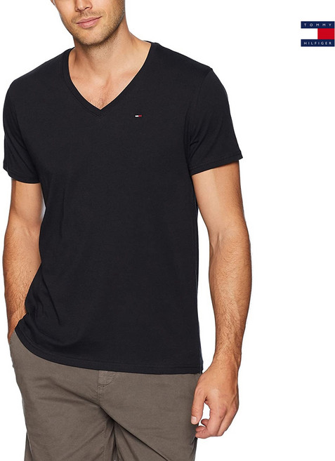 타미힐피거 반팔티 라운드넥 브이넥 남녀공용 티셔츠 오버사이즈