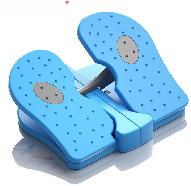 컬러풀 미니 스텝퍼 코어 강화, 하늘색(미끄럼방지 매트 포함)