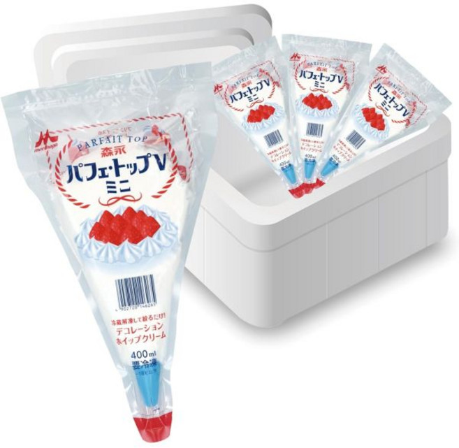 커피 프림 크리머 모리나가 유업 호이피 650g 휘핑 파우더 크림 업무용 상온 보관, 400ml*20개[파르페 탑 V 미니], 1개