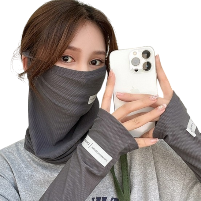 마스크닥터 자외선차단 스포츠 라이더 쿨 마스크 팔 토시 셋트