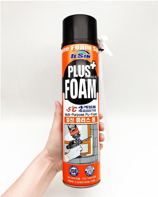 조씨네 방수 단열 우레탄폼 스프레이 일회용, 1개