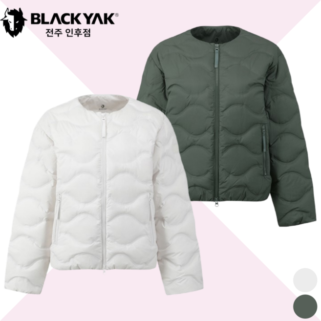 블랙야크 다운자켓 봄자켓 경량 라운드넥 PASU502