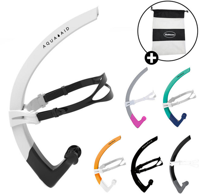 아쿠아에이드 센터스노클 수영 집중 훈련, 화이트블랙