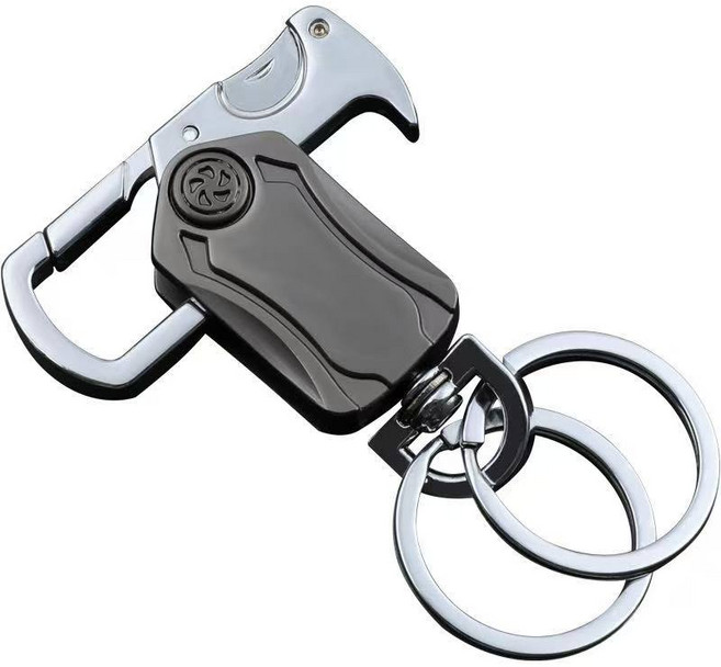 자동차 차량 차키홀더 열쇠고리 분실방지 걸이형, 그레이/55, 1개