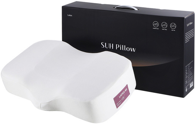 닥터서동원 천연 라텍스 기능성 경추 베개(+사은품 베개커버), 1개, 천연라텍스65(중간경추지지)