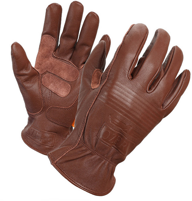 코디로 아웃도어 오토바이 캠핑 염소가죽 100프로 장갑, 브라운
