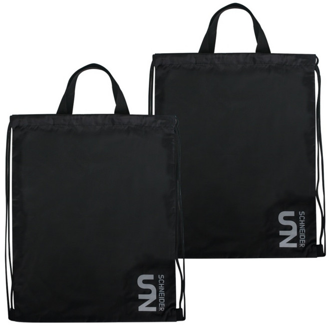 슈나이더 조리개 신주머니 보조가방 블랙 2개 세트 KBH-RA07K