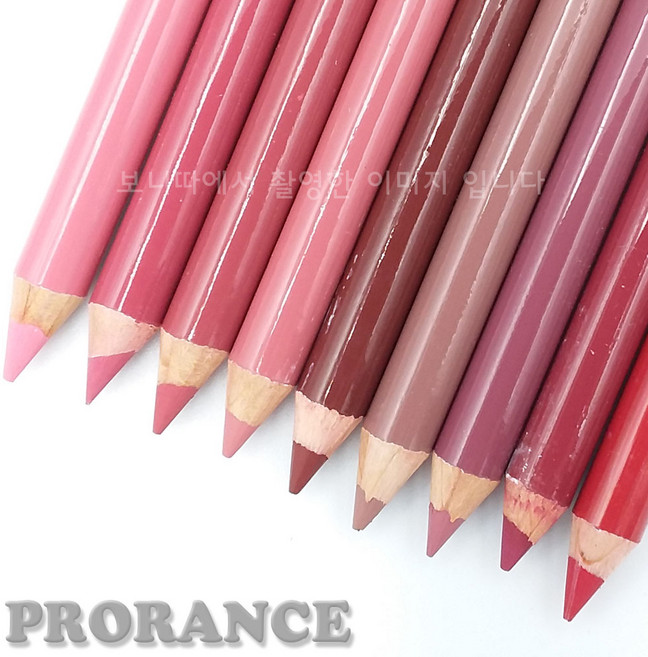 프로랑스 프로페셔널 우드 립라이너 펜슬 (연필타입) 3개, 22브라운