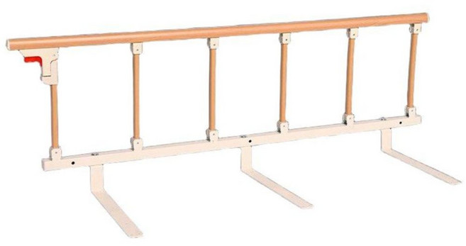 침대안전가드 안전바 손잡이 낙상방지 돌침대 알루미늄 침대 사이드, 은백색 5단 기어 112cm