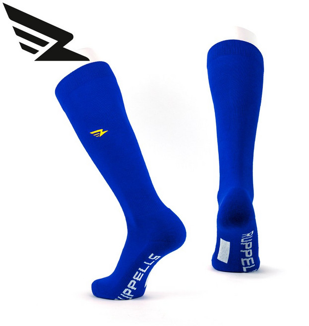 러펠스 솔리드 야구 양말 스타킹, 유소년용, 블루, 1개