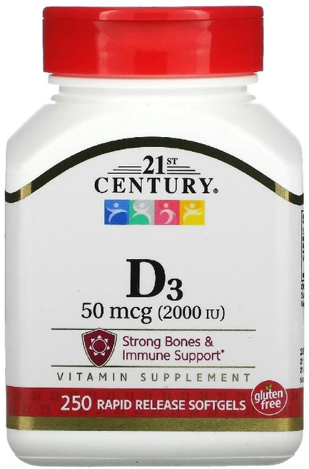 21세기센트리 비타민D3 50mcg 2000IU 250정 VitaminD3, 1개 - 쿠팡