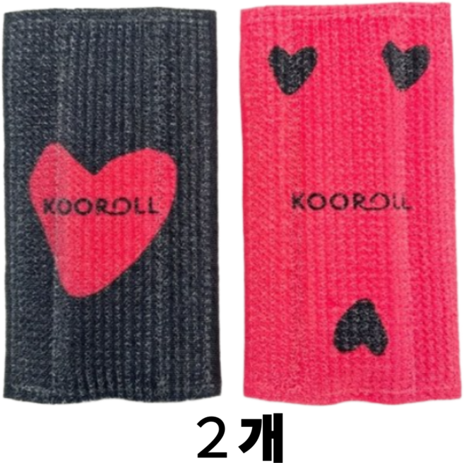 [오늘출발] 구혜선의 쿠롤 벨크로 헤어롤 앞머리볼륨 뿌리볼륨 구르프 블랙핑크에디션 (2개입), 2개, 블랙핑크