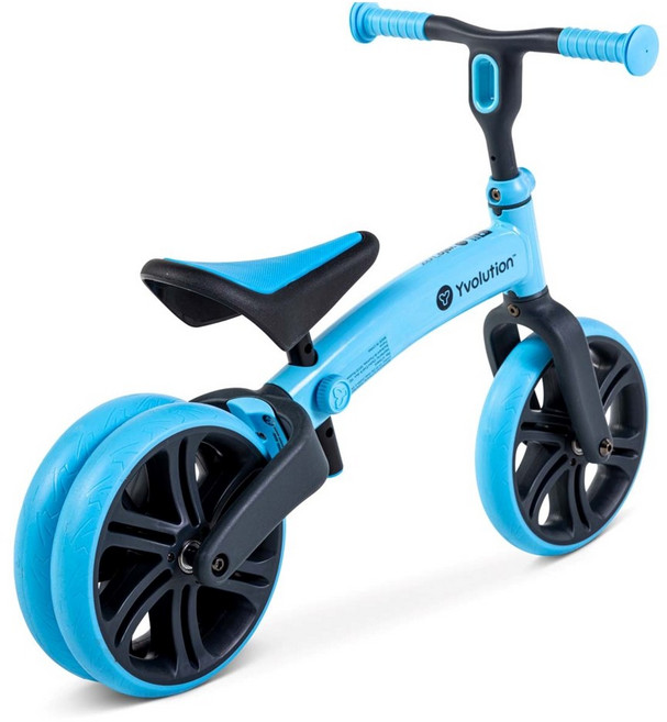 밸런스바이크 와이벨로 주니어 아기 영유아 연습 자전거 YVOLUTION 이볼루션, 1개, 60cm, 블루