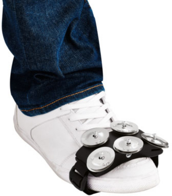 Meinl 카혼 Foot 탬버린 검정 BKK CFT5-BK, 1개