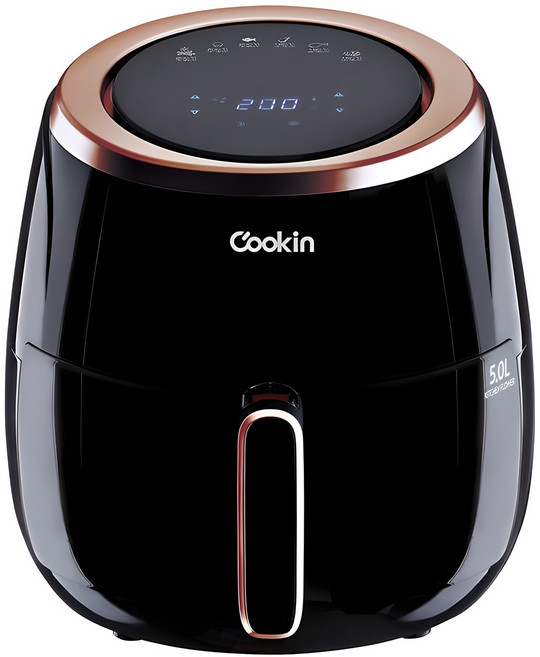 쿠킨 대용량 디지털 에어프라이어 5L, KEA-BY5100ECP