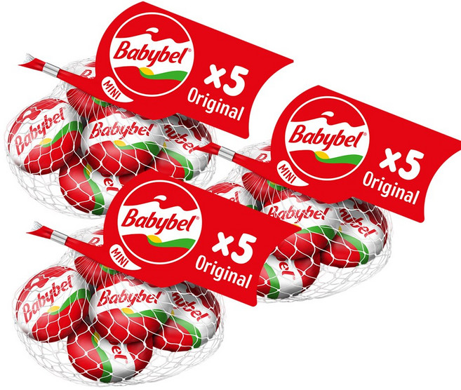 미니 베이비벨 오리지널 5입 3개 자연치즈 영양간식, 100g