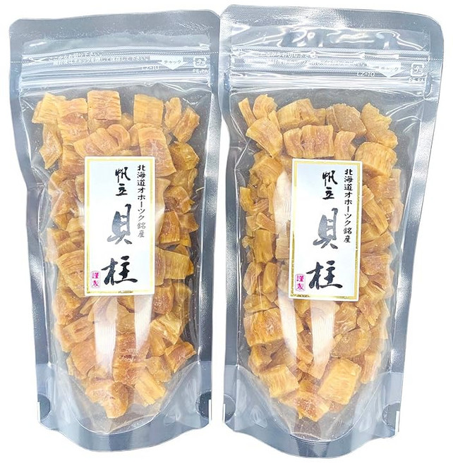 홋카이도산 호타테 홋카이도산 가리비 건조 관자 130g 2팩 파지