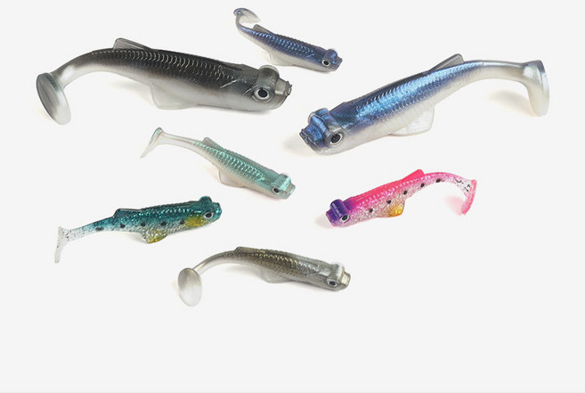 레저킹 리얼 모션 쉐드웜, 1개, 24.5g, 5인치_06글리터그린