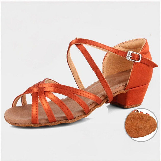 땐스얼랏 발편한 낮은굽 통굽 라인댄스화 3.5cm DA0335