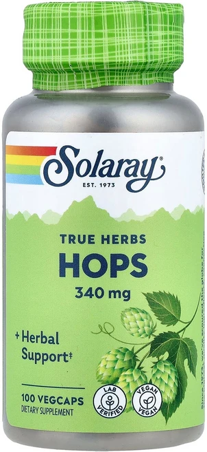 솔라레이 트루 허브 HOPS 340mg 100정 (식물성 캡슐) SOR-11330, 1개 - 쿠팡