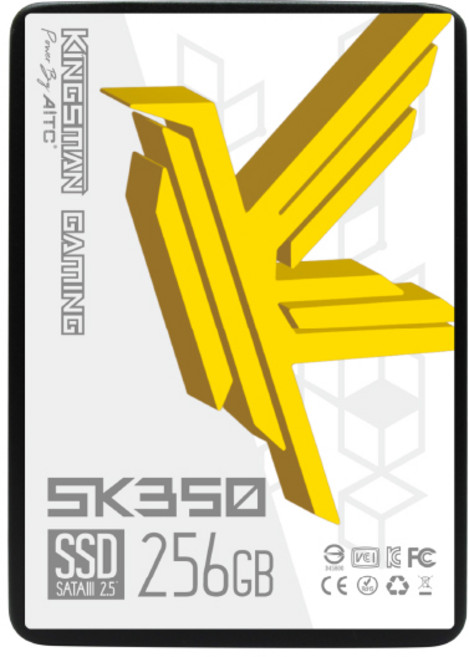 KINGSMAN GAMING SK350 SATA III 2.5吋 SSD 固態硬碟, 256GB