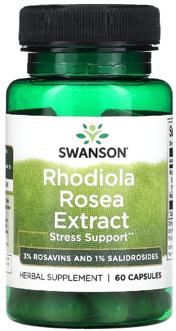 스완슨 로디올라 로시 추출물 서포트 캡슐, 1개, 60정 - 쿠팡