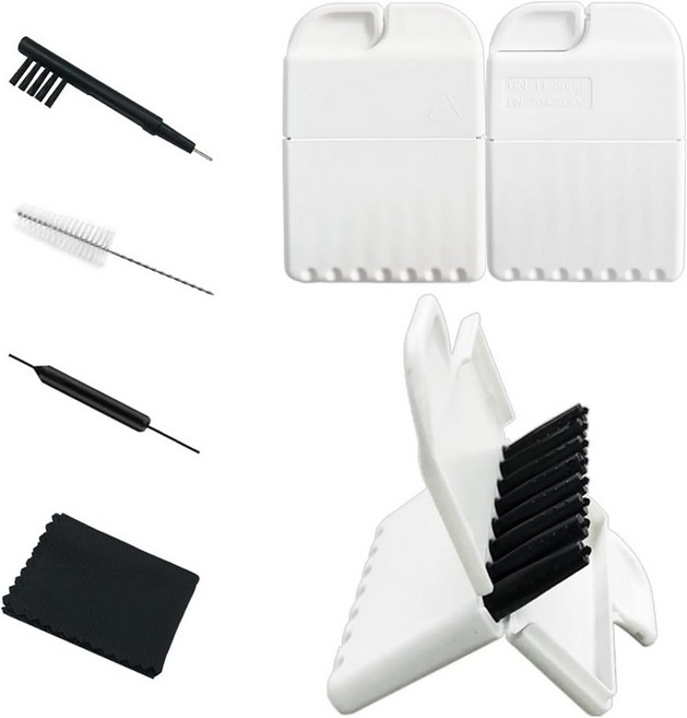 GN 왁스 가드 PN 20439700 청소 브러시 도구 키트와 휴대용 케이스 3팩이 포함된 사운드포낙유니트론사운드벨트론와이드엑스 히어링 보조제 필터