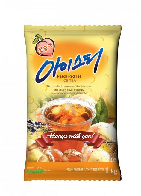 대호 복숭아아이스티 1kg, 1개입, 6개