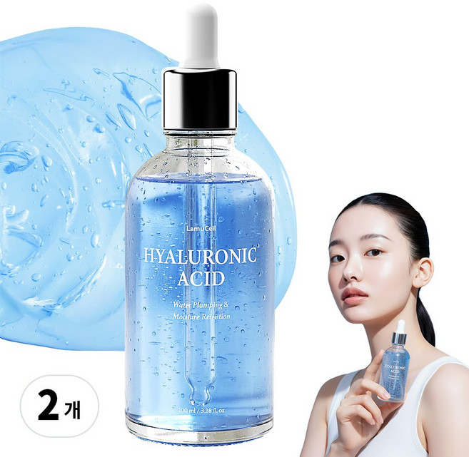 라뮤셀 리얼 히알루론산 겔 앰플, 2개, 100ml