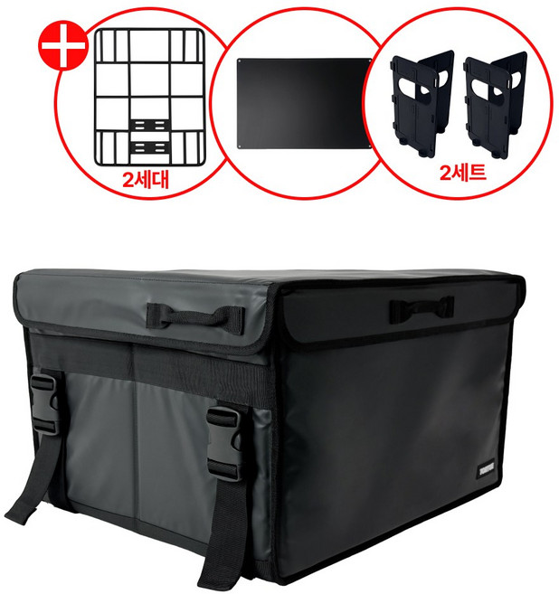 토투 86리터+풀세트 오토바이배달가방 탑박스 오토바이배달통 탑박스 보온보냉