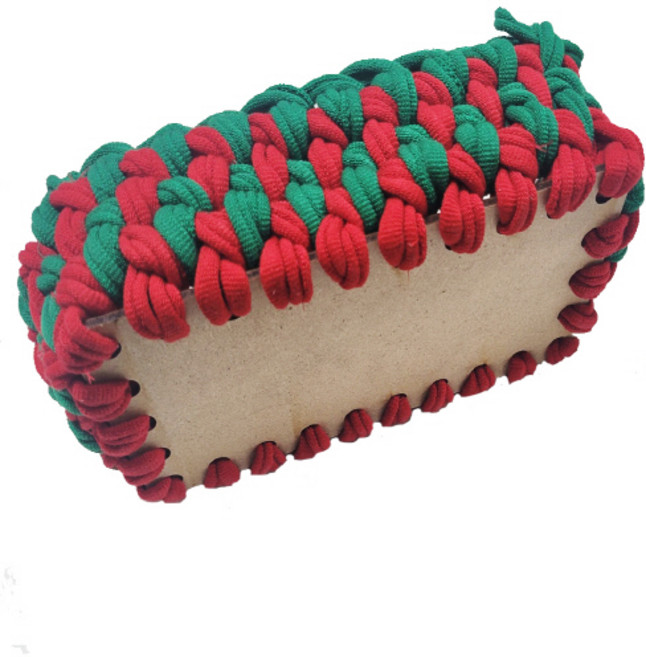 공예야 놀자 양말목공예 직사각타공판 큰것 낱개판매