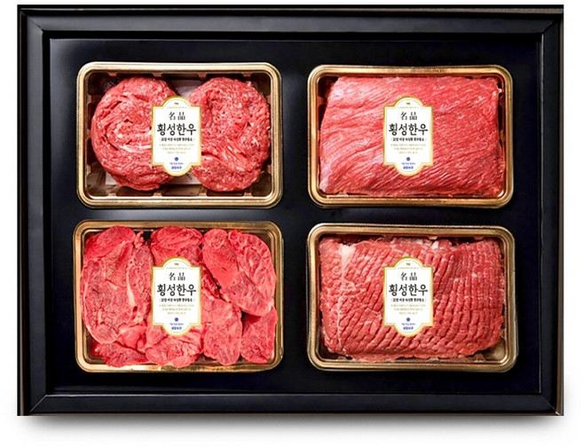 1등급 횡성한우 암소정육혼합세트 1호 [불고기+국거리+산적+장조림] 각 400g, 없음, 1개