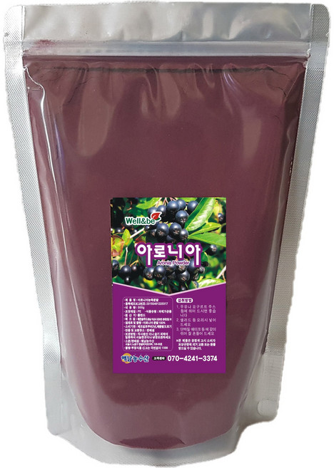 해남농수산 눈건강 아로니아분말 농축분말 추출물, 300g, 1개