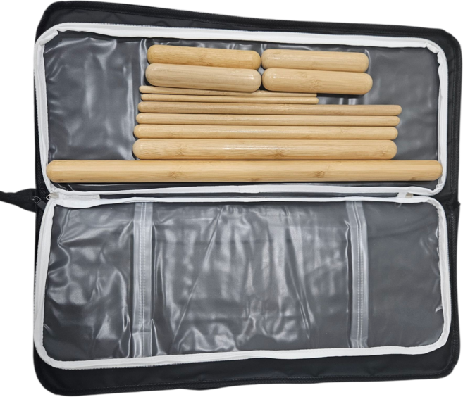 (Only스틱)전문가용 뱀부테라피 마사지 스틱 11종 세트 전용 워머백 최고온도 70도천연 대나무, 스틱11종, 1개