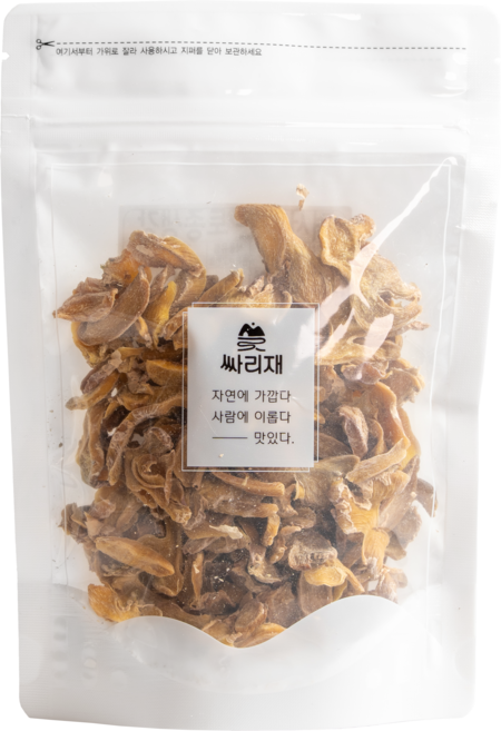 싸리재 쪄서 말린 토종 생강(건생강) 100g 생강차 찐생강 건생강, 1개