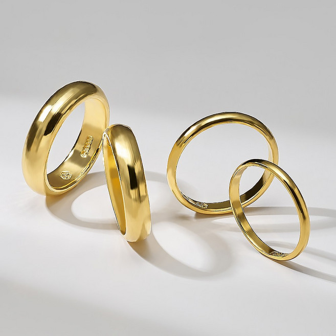 24k 순금 남자 여자 엥게이지 커플링 쌍가락지 금 반지