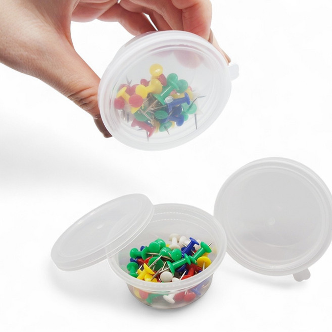 미니 수납케이스 비즈통 압정 머리핀 정리, 10개