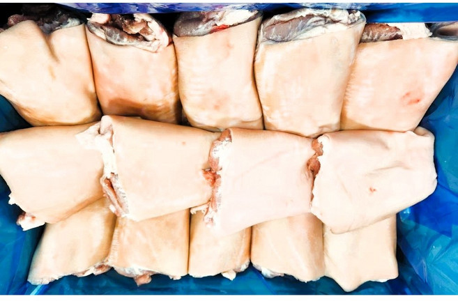 작업미박사태 순살족발 15kg이상 냉동 원물 스미스필드 SMITH FIELD 미국산 돈학 뼈제거 식당 도매 가공 업소용 수입돼지고기 미사태 순살 통장족, 1박스, 15.86kg