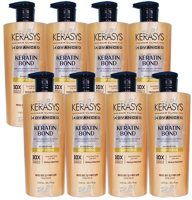 케라시스 어드밴스드 케라틴 본드 딥 리페어 샴푸, 600ml, 8개